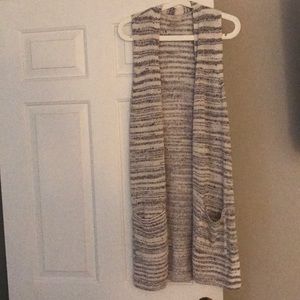 Loft Knit Sleeveless long Sweater